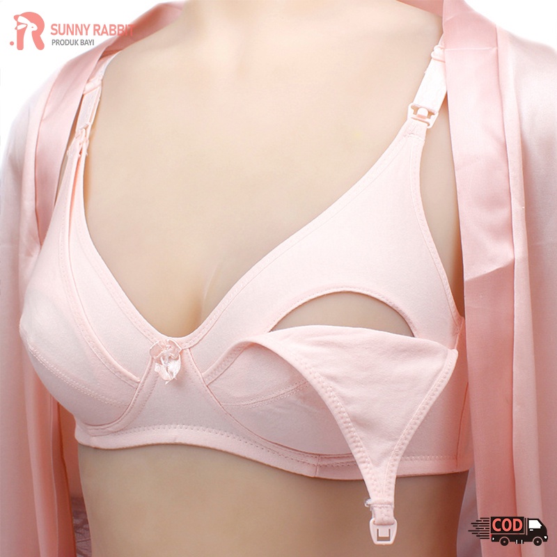 Jual INUJIRUSHI BR1658 Nursing Bra Ibu Hamil - Sax - Sax L di