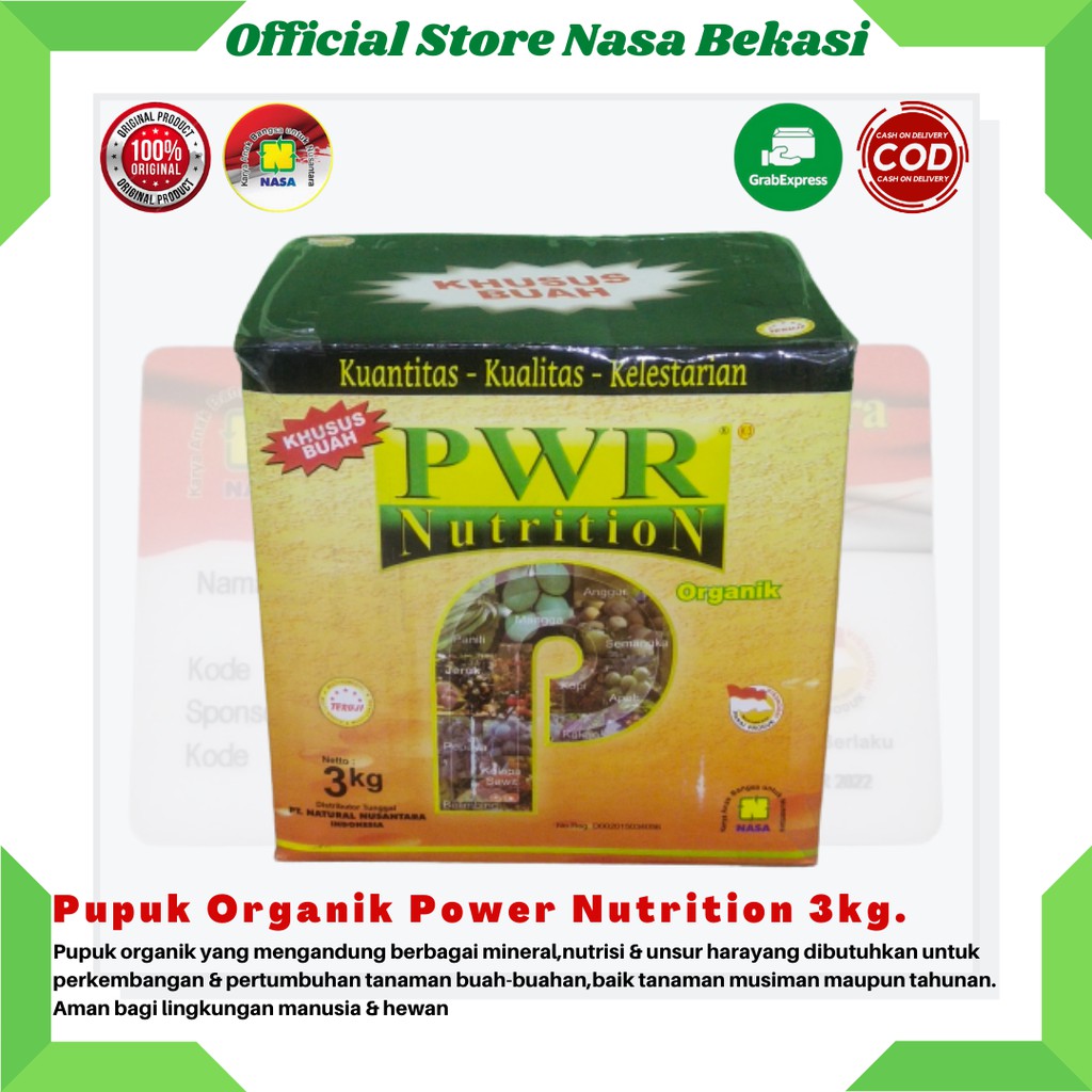 Jual Power Nutrition Kemasan Kg Pwrb Pupuk Khusus Buah Pupuk Mangga Pupuk Duren Pupuk