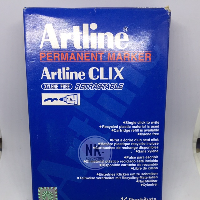 Jual Artline Clix Permanent Marker Shopee Indonesia