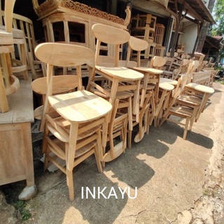 Jual Harga Grosir Kursi Cafe Kayu Jati Minimalis Kursi Makan Kayu Minimalis Kursi Kafe