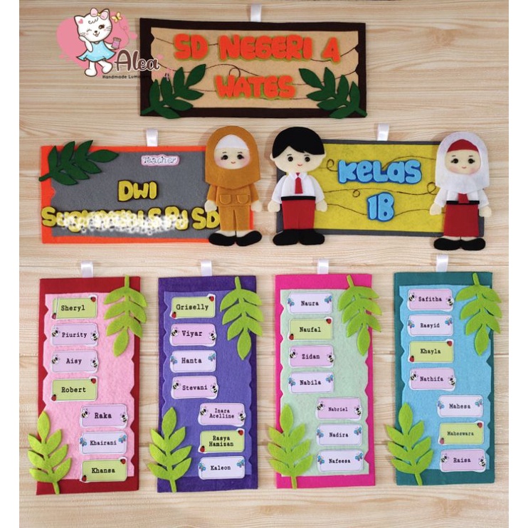 Jual Hiasan Dinding Kelas Daftar Murid Shopee Indonesia