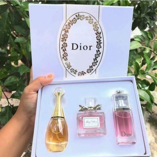 parfum dior set isi 3 original