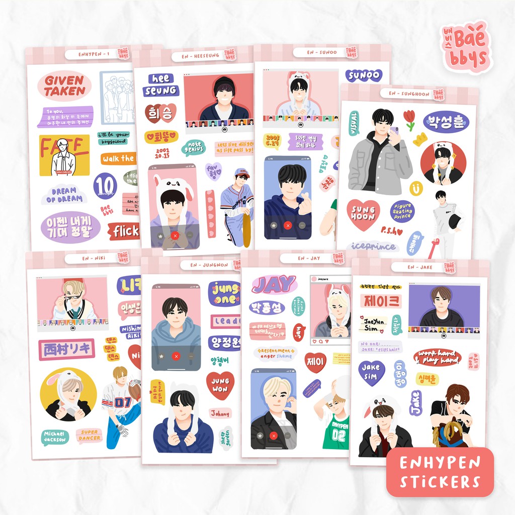 Jual Enhypen Stickers | Shopee Indonesia