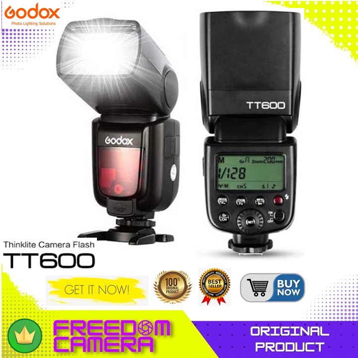 Jual Godox TT600 Camera Flash | Shopee Indonesia