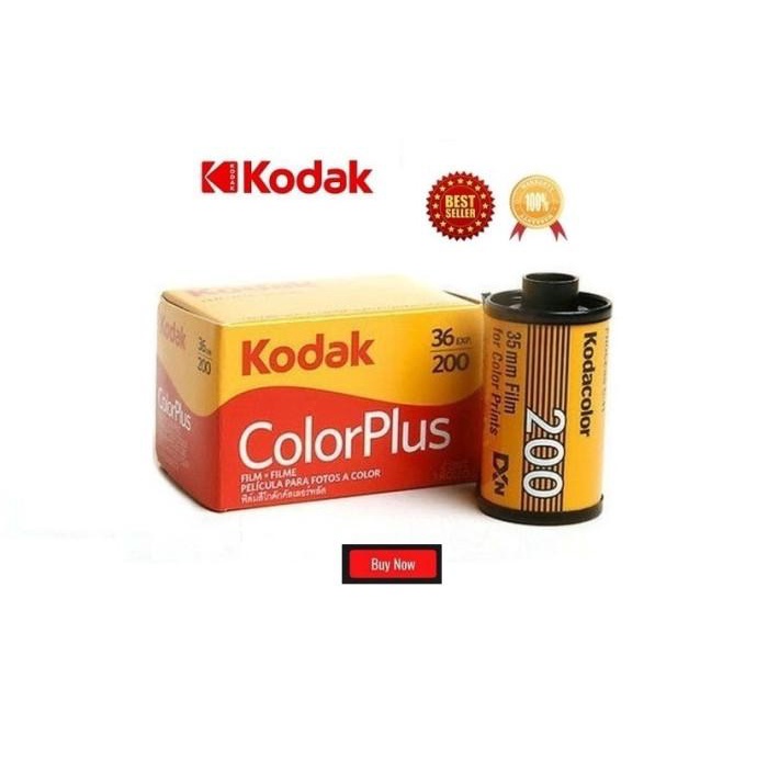 Jual 1 Roll Kodak Color Plus Film 135 200-36 Colour Plus Kodak ...