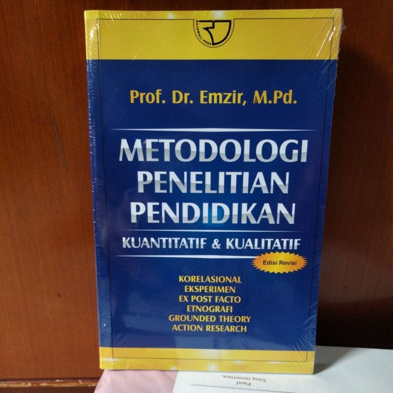 Jual BUKU METODOLOGI PENELITIAN PENDIDIKAN: KUANTITATIF DAN KUALITATIF ...