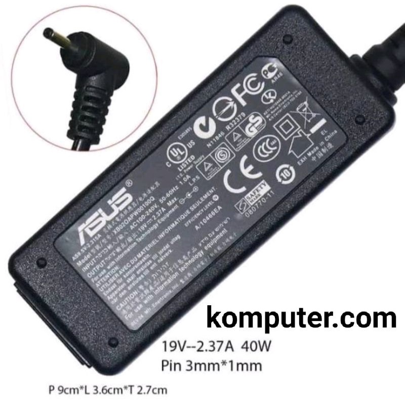Chargeur 19V 2.1A Pour ASUS Eee PC 1015/1015B/1015BX/1015CX - Neuf