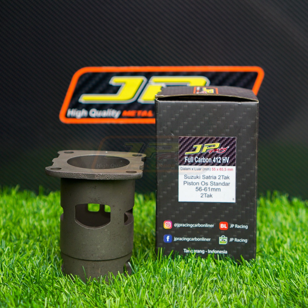 Jual JP Racing carbon liner boring SUZUKI Satria 2T 120cc SEMI CARBON ...
