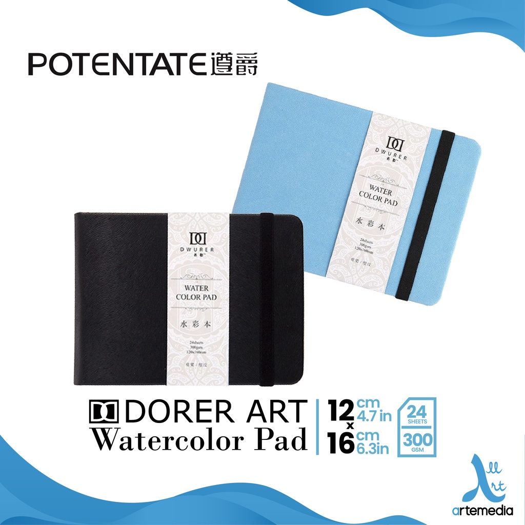 Jual Potentate Dorer Art Handbook Hard Cover Watercolor Paper Book