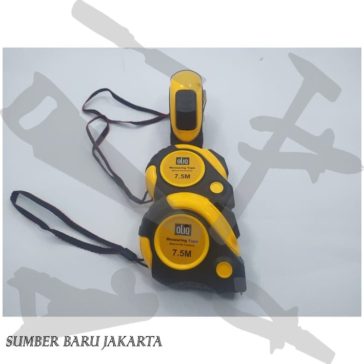 Jual OLIQ METERAN 7.5 X 25MM METER BODY KARET METERAN ROL 7.5M AUTO ...