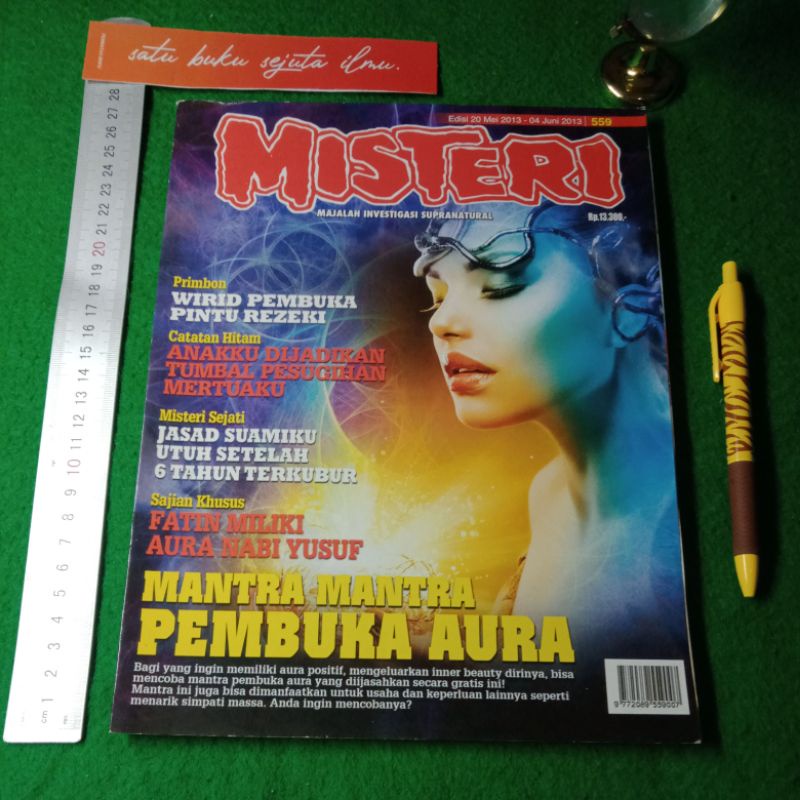 Jual Majalah Misteri edisi Mantra mantra Pembuka Aura. Shopee Indonesia