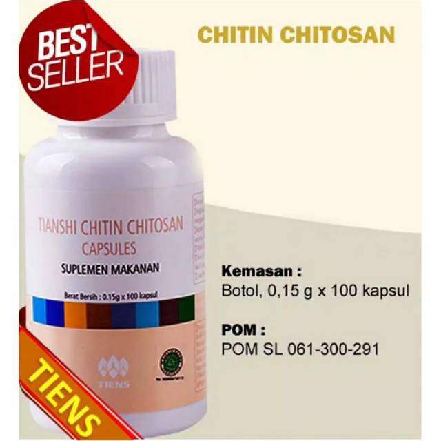 Jual Tiens Chitosan Tianshi Obat Mium Kista Sakit Maag Asam Lambung 100 ...