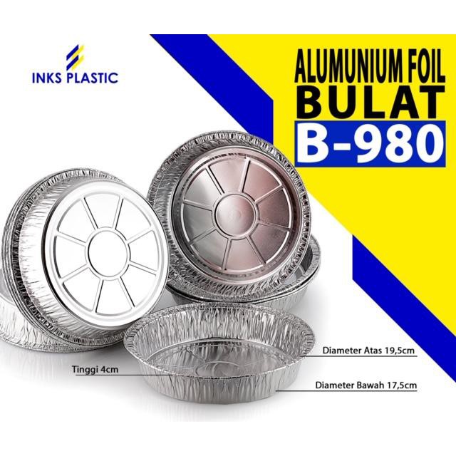 Jual Alumunium Foil Bulat B-980 ( 10 Pcs ) | Shopee Indonesia