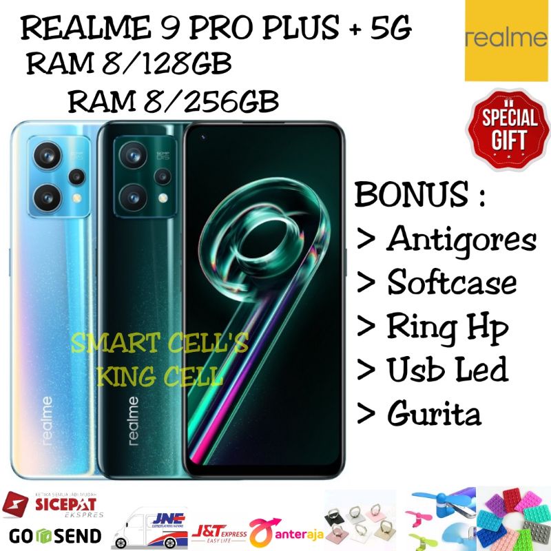 Jual REALME 9 PRO PLUS + 5G RAM 8/128 & RAM 8/256GB GARANSI RESMI ...