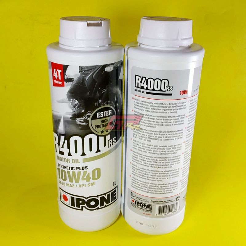 Jual Oli Mesin Motor IPONE R4000RS 10W40 1L CBR 250RR GSX 150 600 1000 ...