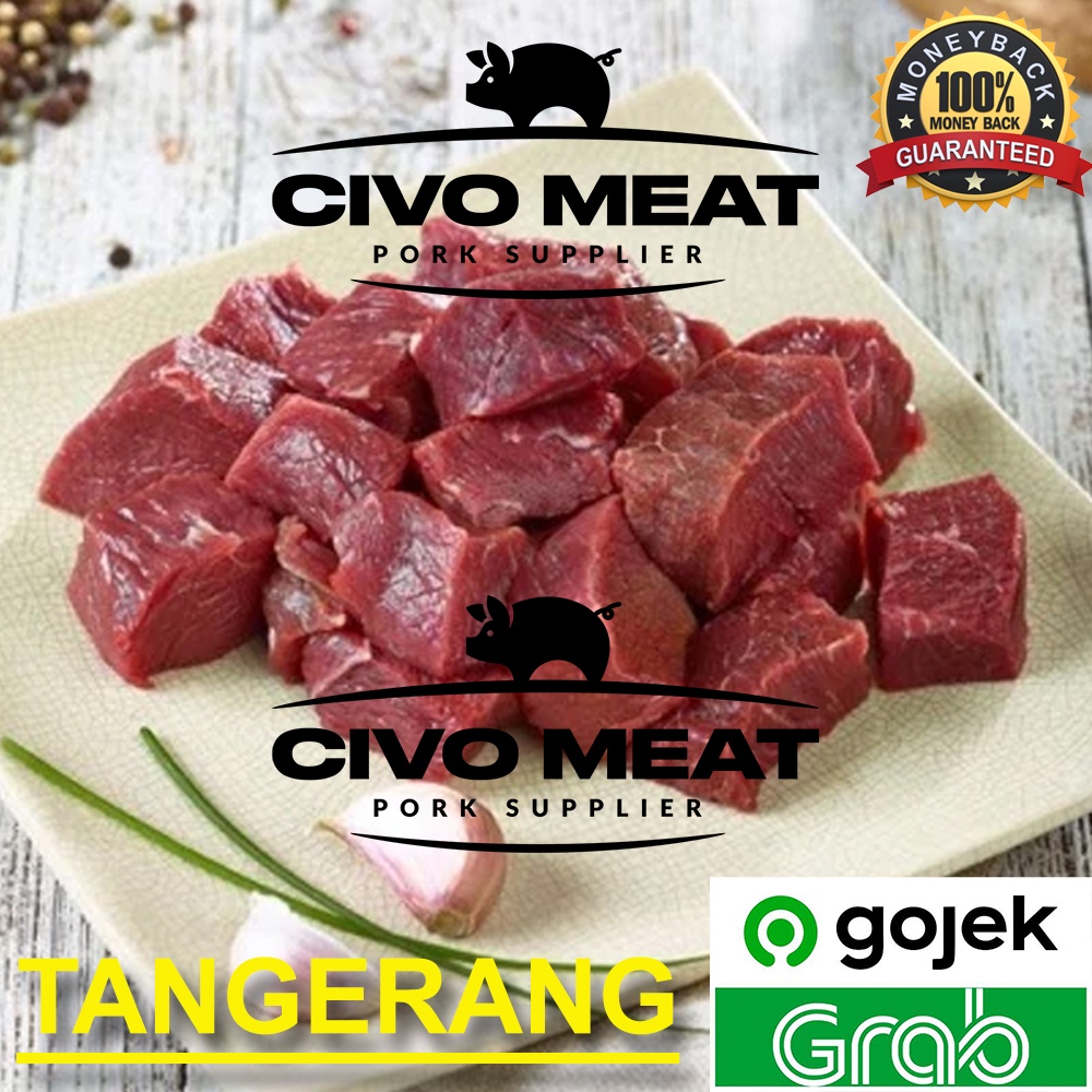 Jual Daging Sapi Import Australia potong Sop Soto Rendang 500g | Shopee ...