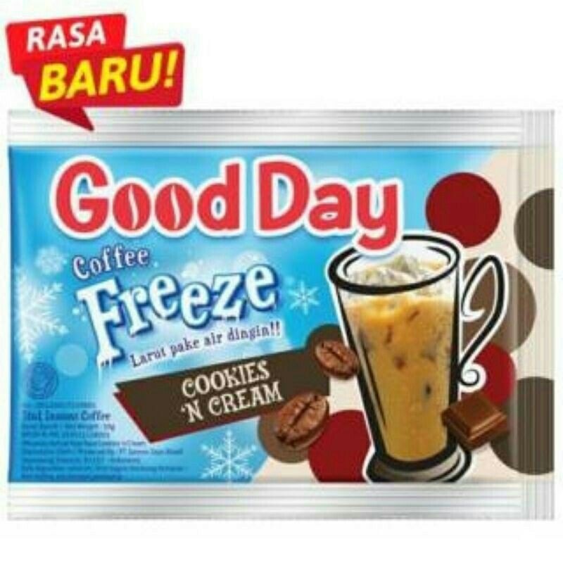 Jual Kopi Good Day Freeze 10 Sachet X 30 Gr Shopee Indonesia