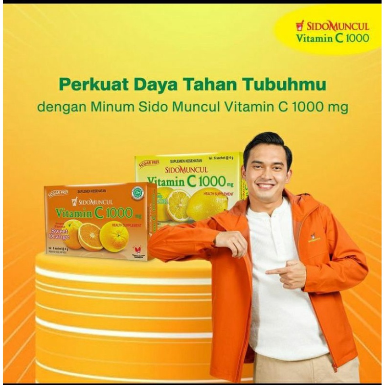 Jual Vitamin C 1000 Sido Muncul Per Box 100% Original / Vitamin C
