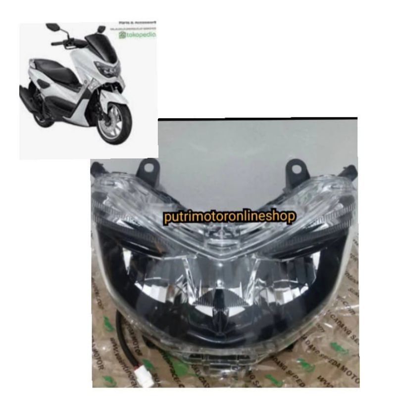 Jual lampu reflektor depan Yamaha NMAX | Shopee Indonesia