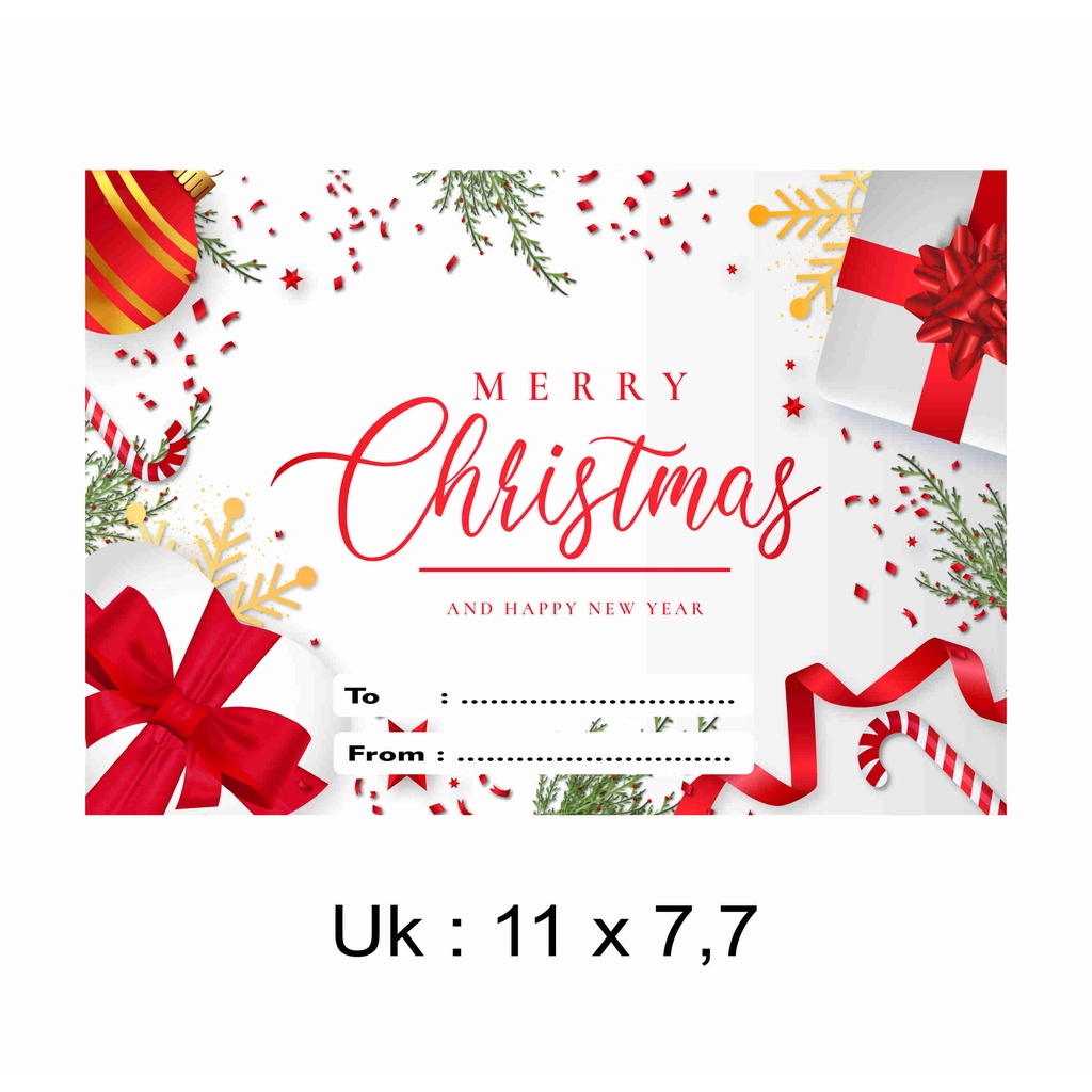 Jual Merry Christmas Card Kartu Ucapan Natal Murah Merry Christmas Gift Card Greeting