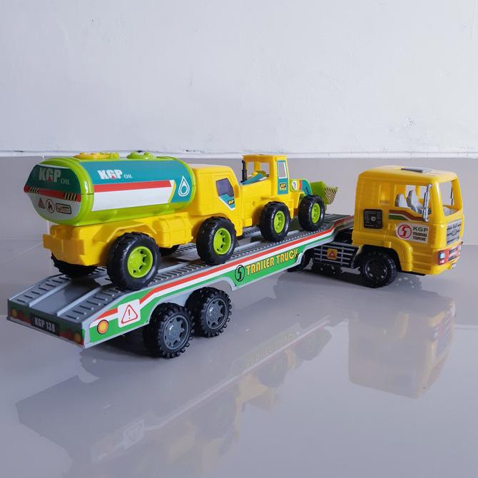 Jual Free Ongkir Mainan Truk Hauler Angkut Mobil Truck Trailer