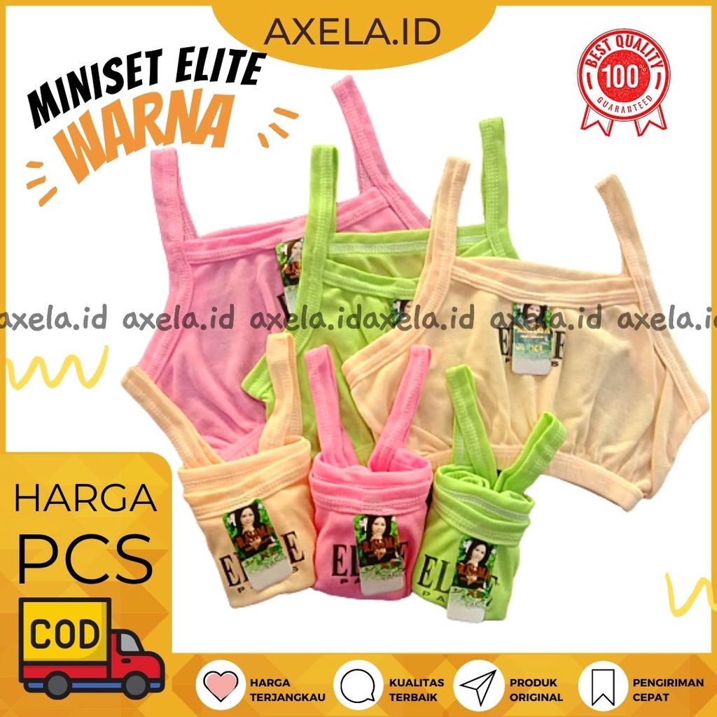 Jual Miniset Remaja ELITE warna / Miniset anak SD SMP SMA - AXELA ...