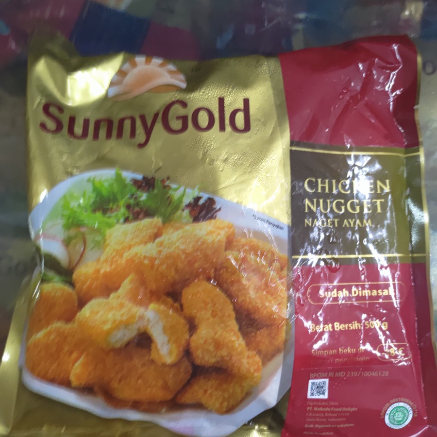 Jual Sunny Gold Chicken Nugget Original 500 Gr Shopee Indonesia 7721