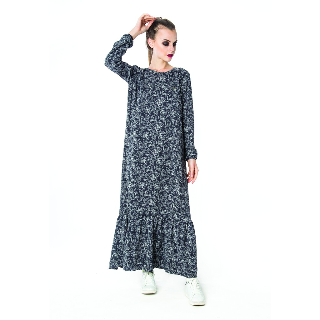Jual Planet Surf Clothing Dress Panjang Wanita Hitam Maira Maxy 201C  LDRM10104-BLK Planet Surf | Shopee Indonesia
