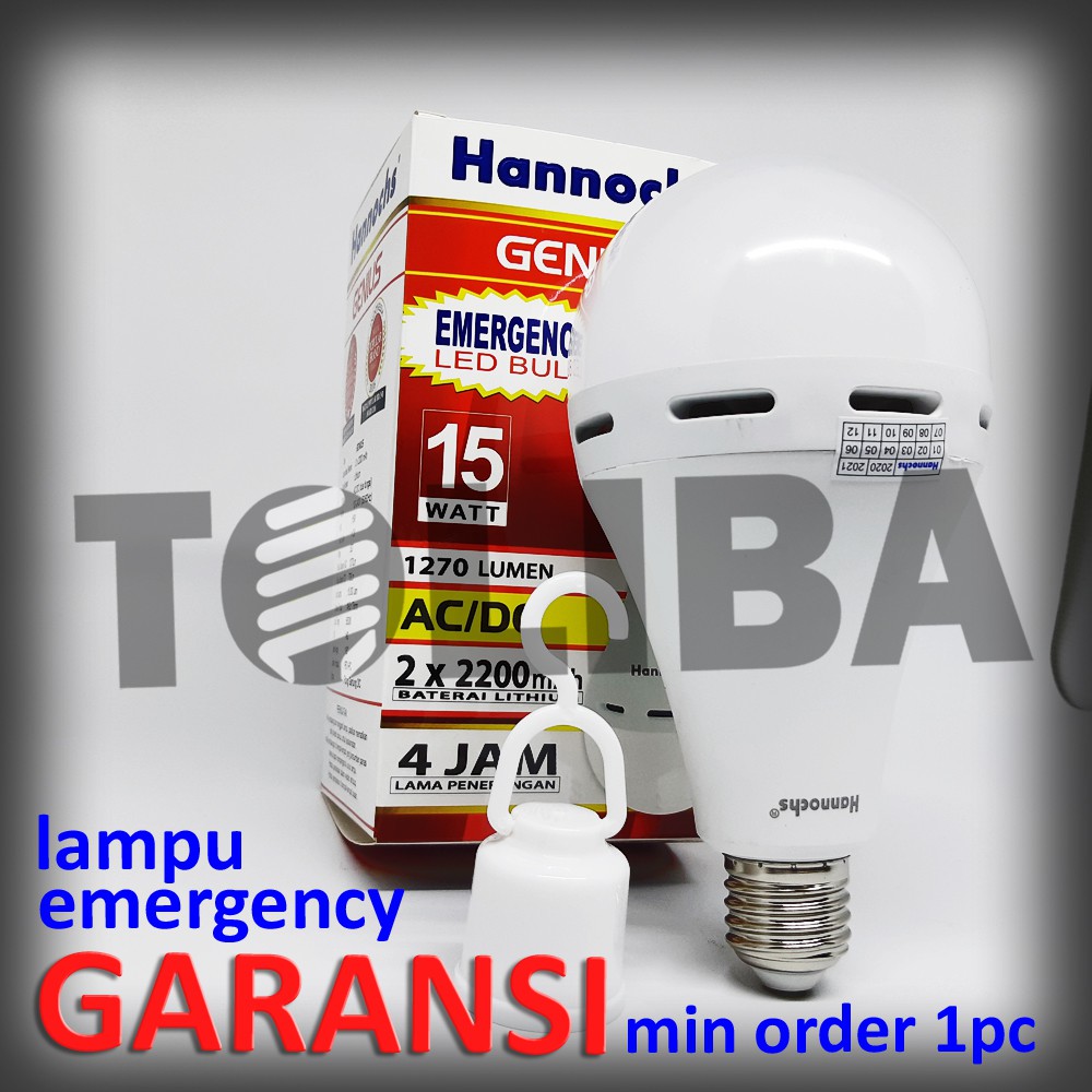 Jual Lampu Led Hannochs Lampu Emergency Watt W Putih Sni Shopee