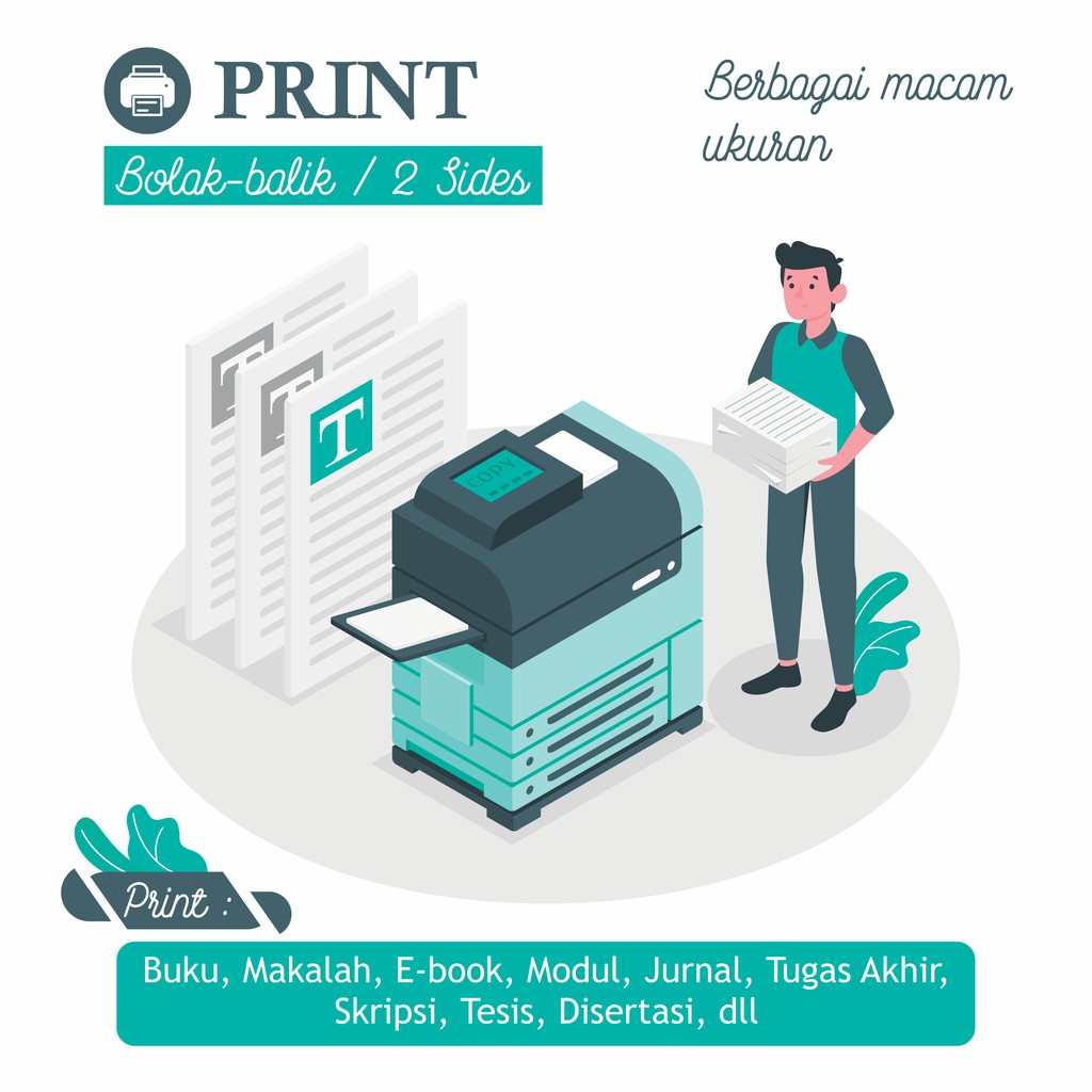 Jual JASA PRINT HITAM PUTIH BOLAK - BALIK | Shopee Indonesia
