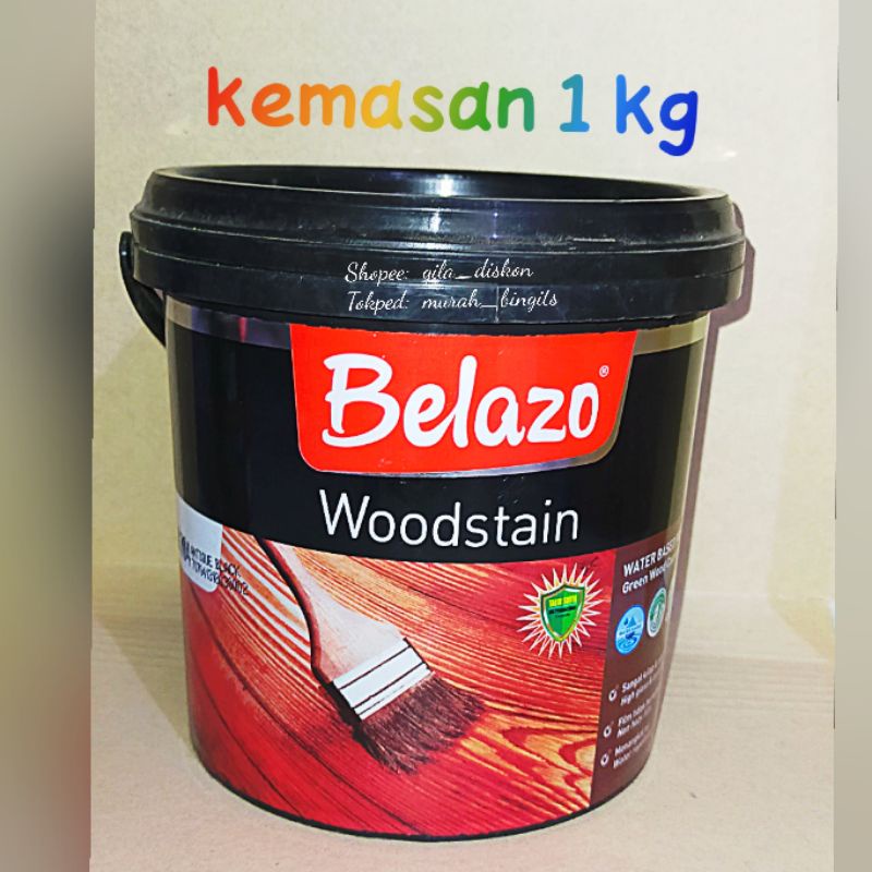 Jual Politur Plitur Kayu Woodstain Water Based Air Belazo 1 Liter Shopee Indonesia 7713