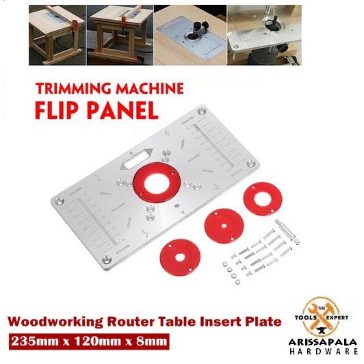 Jual Insert Plate Router Table Adapter Dudukan Mesin Router Trimmer