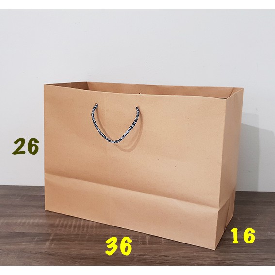 Jual Paper Bag Coklat Paperbag Polos Tas Kertas Jumbo Besar Xl X Kraft Samson Murah Shopping