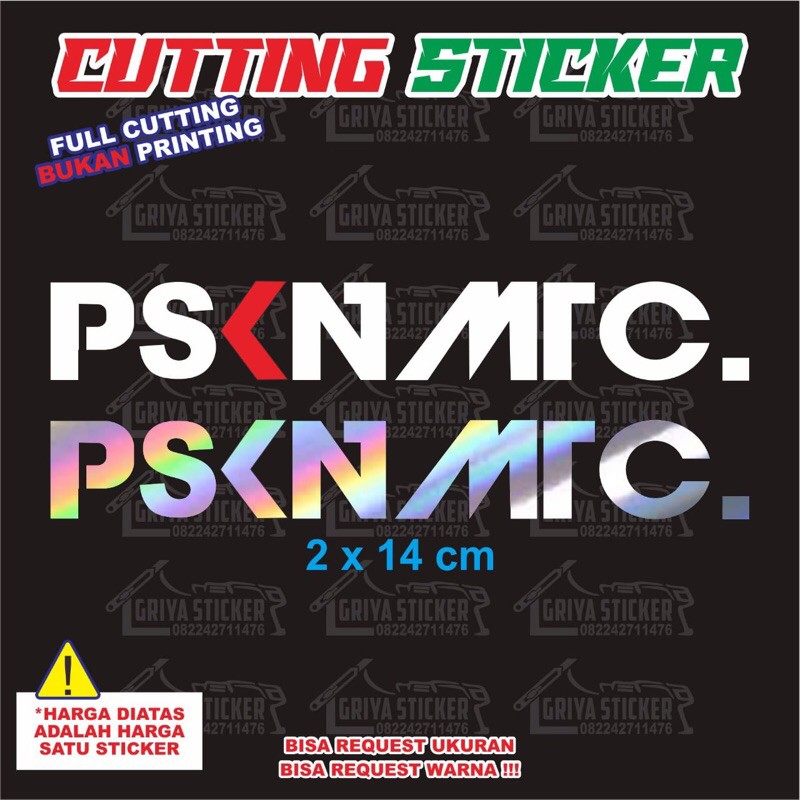 Jual Cutting Sticker Sticker Psknmtc Pasukan Matic Pskn Mtc Shopee