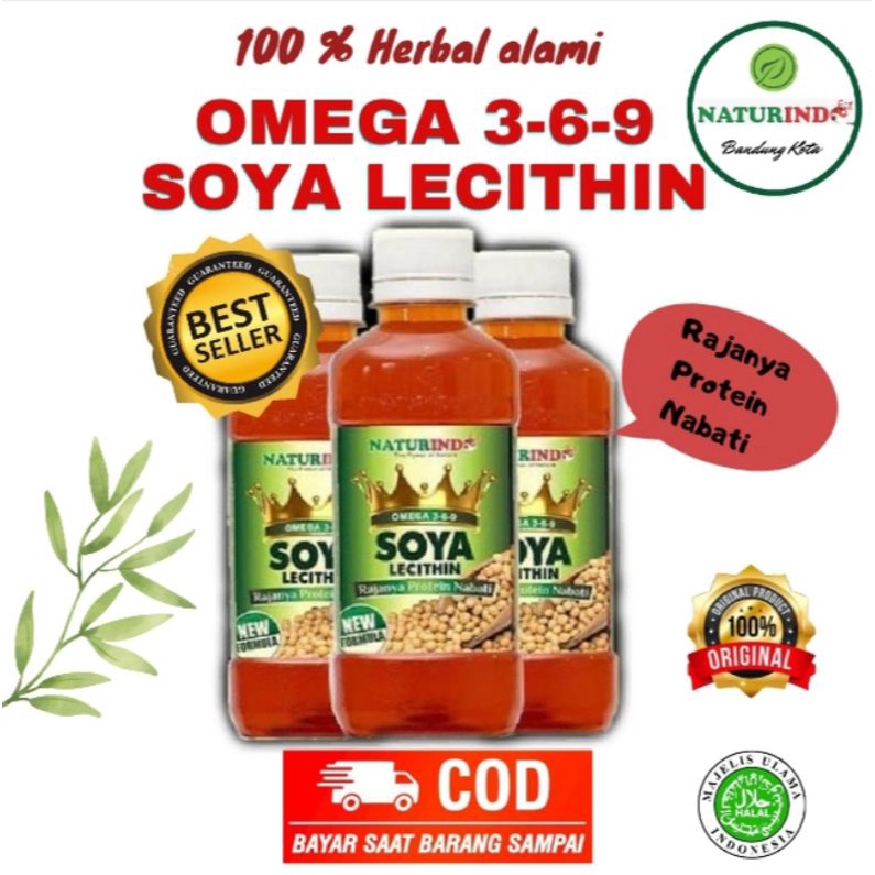 Jual OMEGA 3 6 9 SOYA LECITHIN NUTRISI ALAMI UNTUK SELURUH KELUARGA
