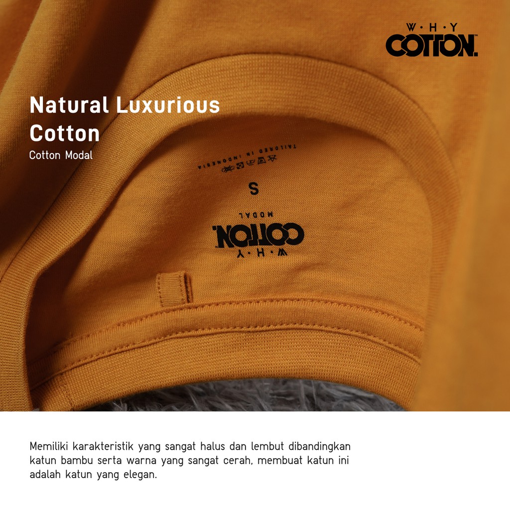 Jual Kaos Polos Premium WHYCOTTON Tencel™ Katun Modal UNISEX (NATURAL ...