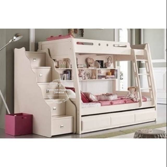 Jual Tempat Tidur + Rak Laci Untuk Anak/ Baby, Divan Dipan Tingkat ...