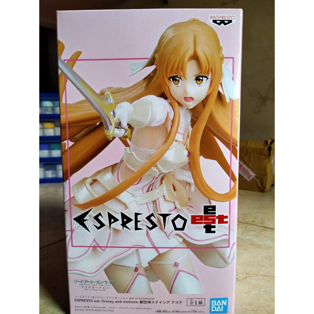 Jual Banpresto Asuna Espresto Est Dressy and Motions SAO Alicization ...