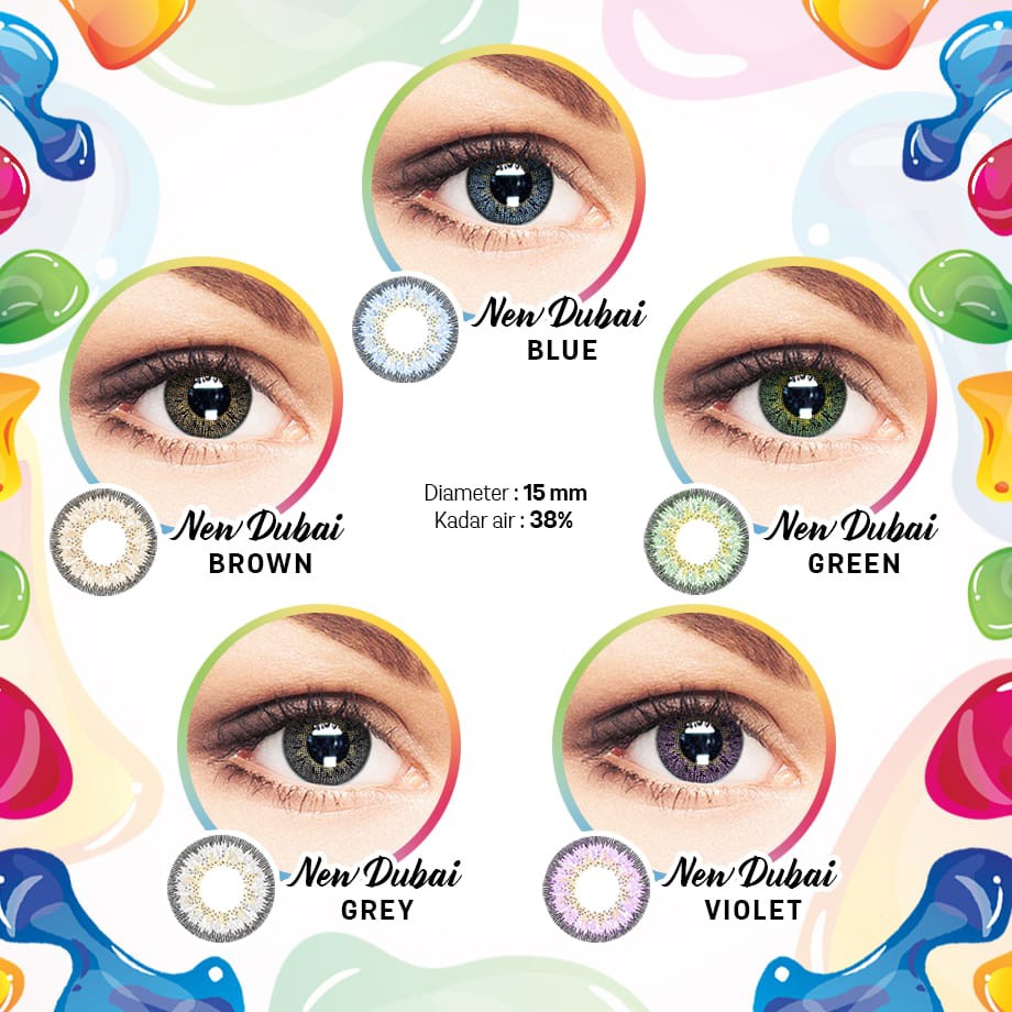 Jual Softlens Topgel New Dubai Normal Mm Shopee Indonesia