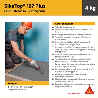 Jual Sika - Sika Top 107 Plus Komponen AB Pelapis Anti Bocor Kedap Air ...