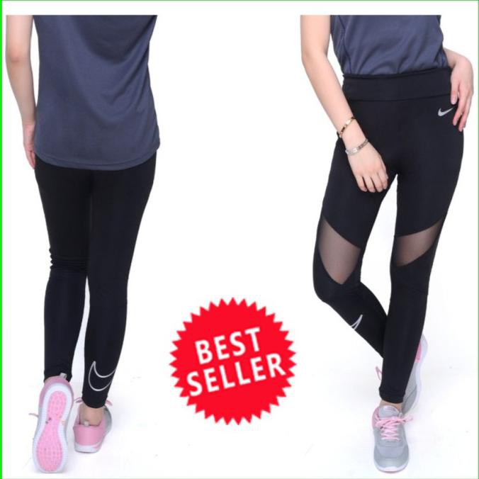 Jual Legging Sport Nike Celana Panjang Wanita Leging Olah Raga Yoga 