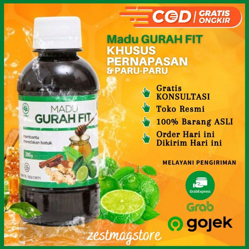 Jual Madu Gurah Fit Asli Original Gurahfit Madu Untuk Bronkitis Radang Shopee Indonesia 1422