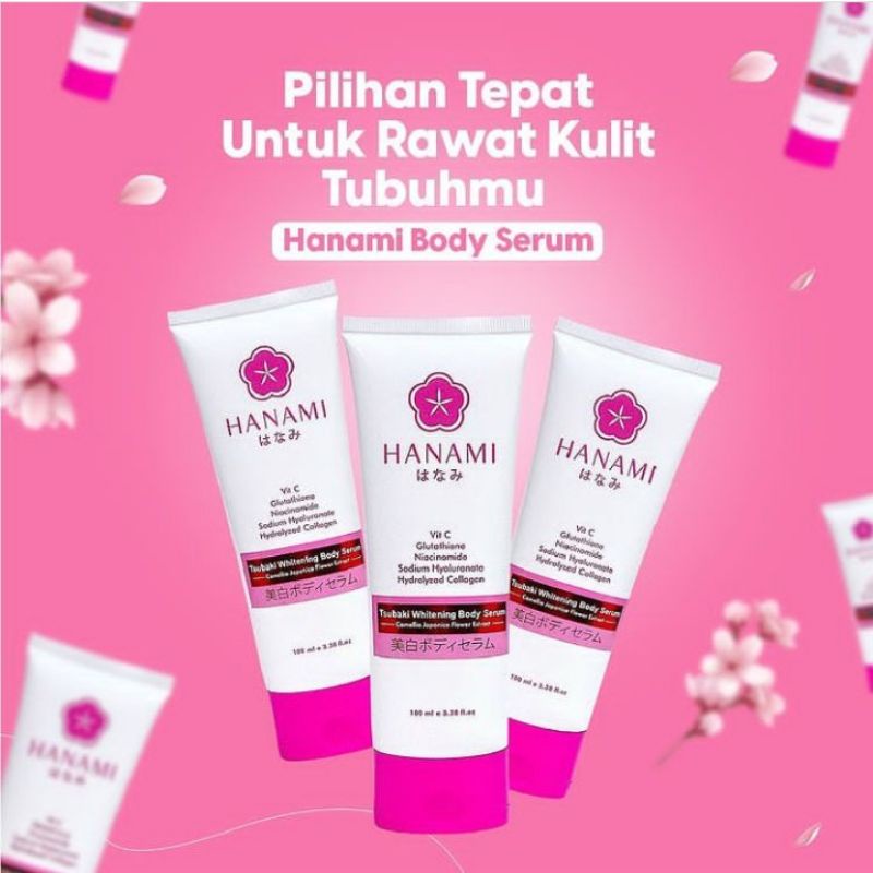 Jual HANAMI BRIGHTENING BODY SOAP DAN BODY SERUM || SABUN PEMUTIH BADAN ...