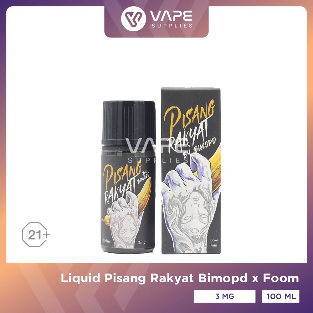 Jual Liquid Pisang Rakyat 100ml By Bimopd X Foom X Flooid Shopee