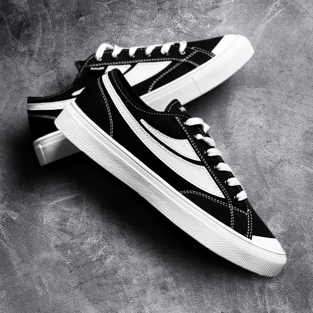 Jual SEPATU KRJN 001 "BLACK" / KRJN 001 SHOES / SEPATU DISTRO PRIA