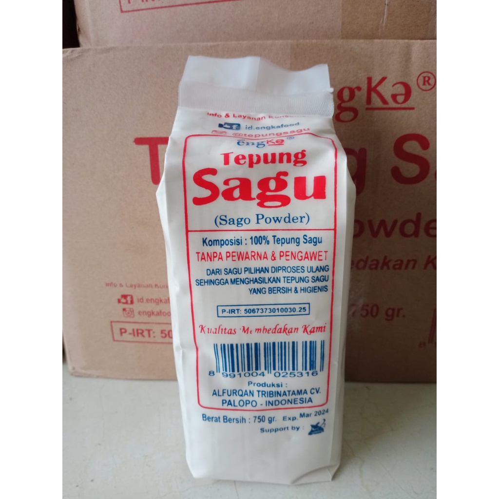 Jual TEPUNG SAGU ENGKA 750GRAM - HALAL | Shopee Indonesia