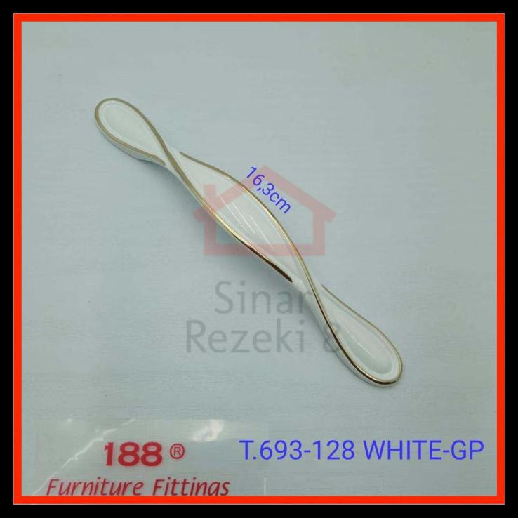 Jual Handle 693-128 White Putih Tarikan Minimalis Pintu Lemari Laci ...