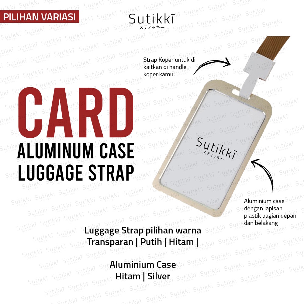 Jual Cetak Luggage Tag Custom Koper Print Tanda Pengenal Name Gantungan