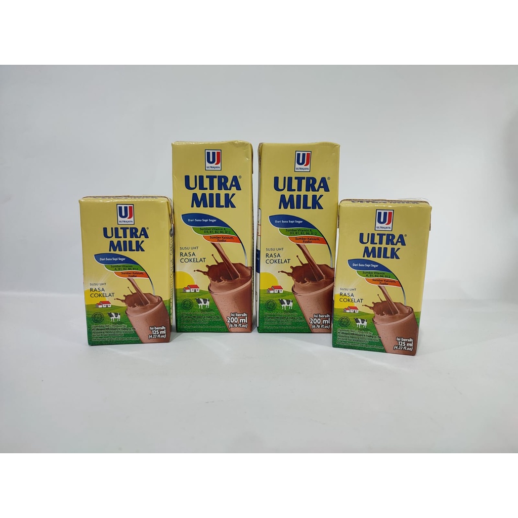 Jual Ultra Milk Susu Uht Kemasan Coklat 125 Ml Shopee Indonesia