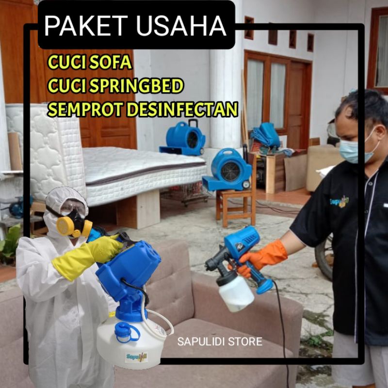 Jual Paket Usaha Peralatan dan Pelatihan Cuci Sofa Springbed | Shopee ...